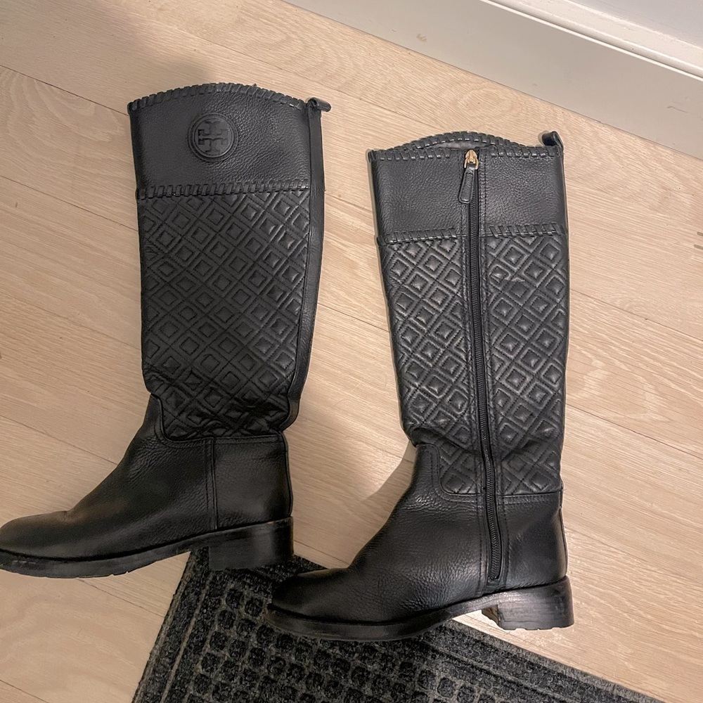 Women’s Tory Burch Black Leather Boots